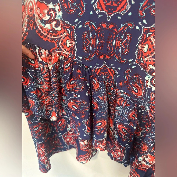 PARKER Paisley Halter Fit And Flare Dress Multi color size Small 100% Silk - Picture 4 of 14